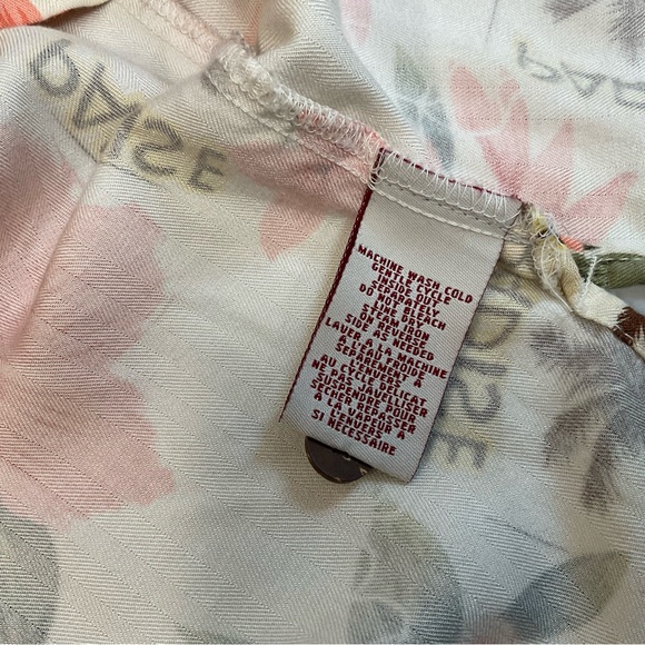 Caribbean Joe, Ladies Hawaiian Shirt, Peach/Cream, Sz XL/XXL? - Picture 6 of 8